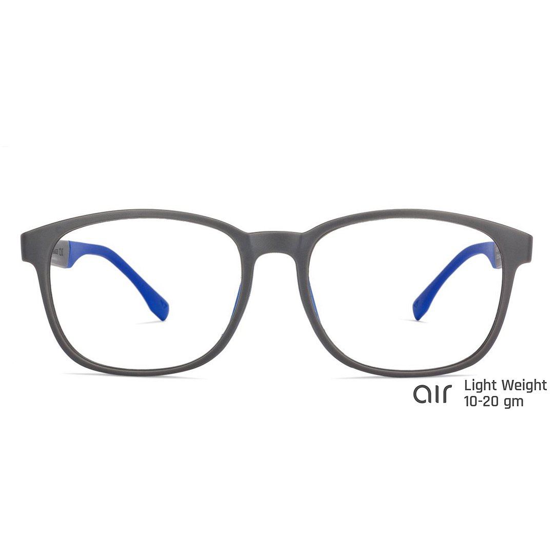 Lenskart Air Online Sky Blue Full Rim Square left side