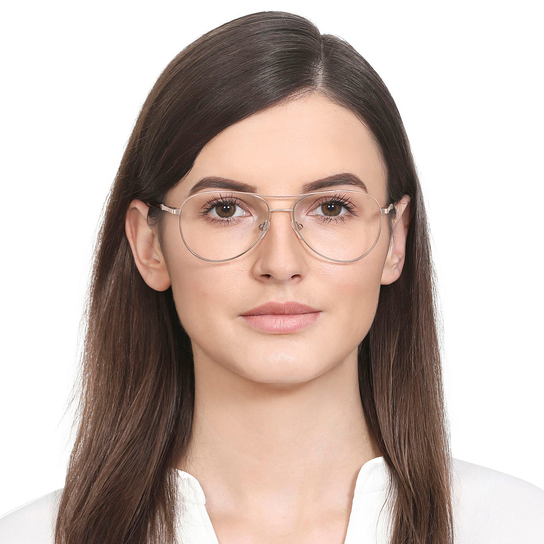 Vincent Chase Online Gold Full Rim Aviator left side