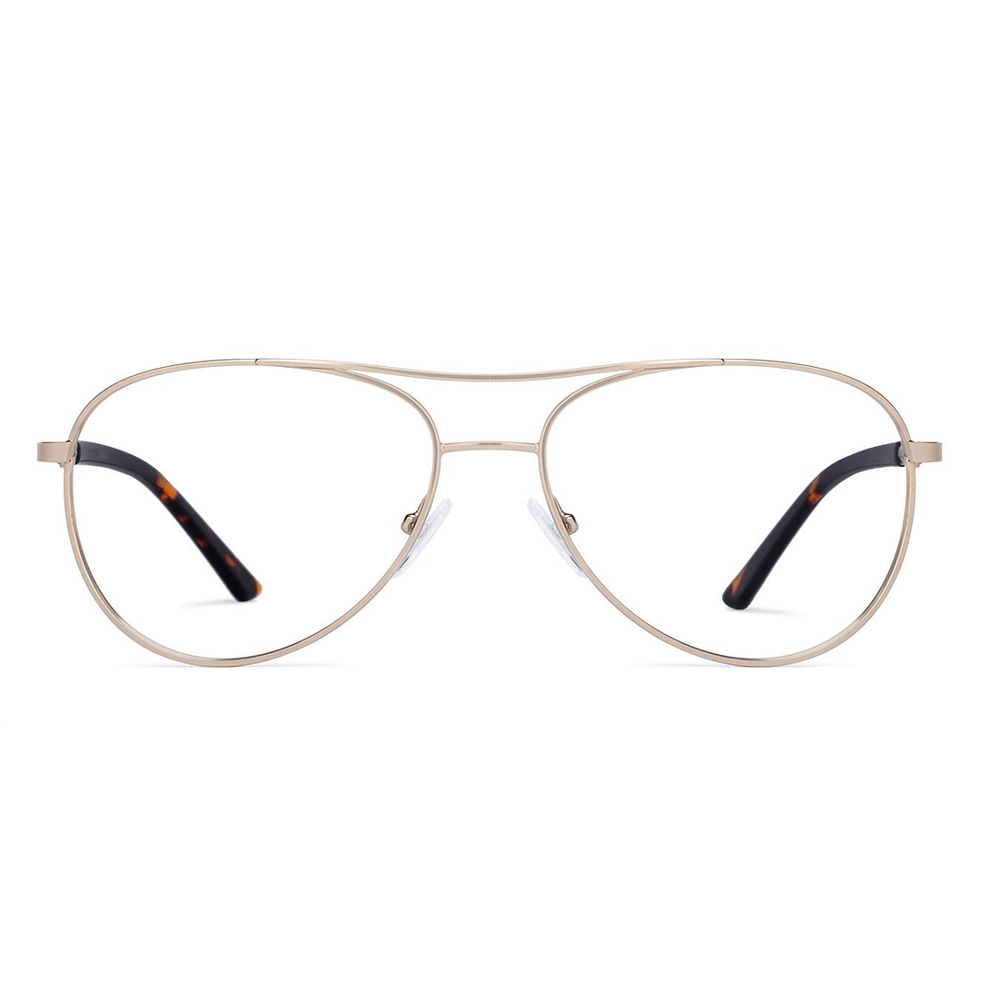 Vincent Chase Online Gold Full Rim Aviator left side