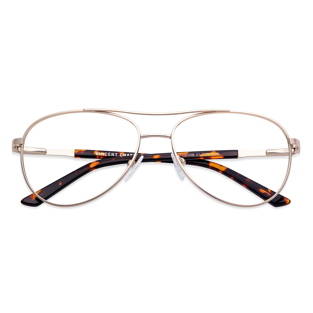 Vincent Chase Online Gold Full Rim Aviator right side