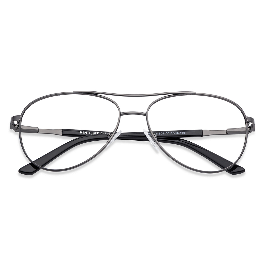 Vincent Chase Online Mid Gunmetal Full Rim Aviator right side
