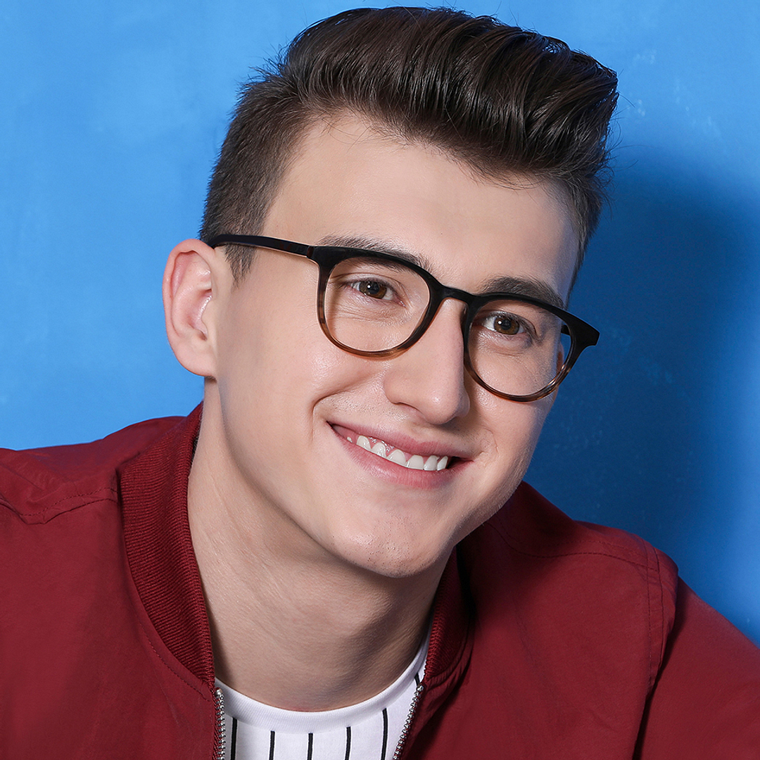 Vincent Chase Online Brown Transparent Full Rim Square right side