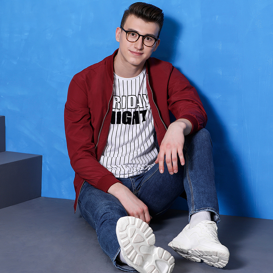 Vincent Chase Online Brown Transparent Full Rim Square right side