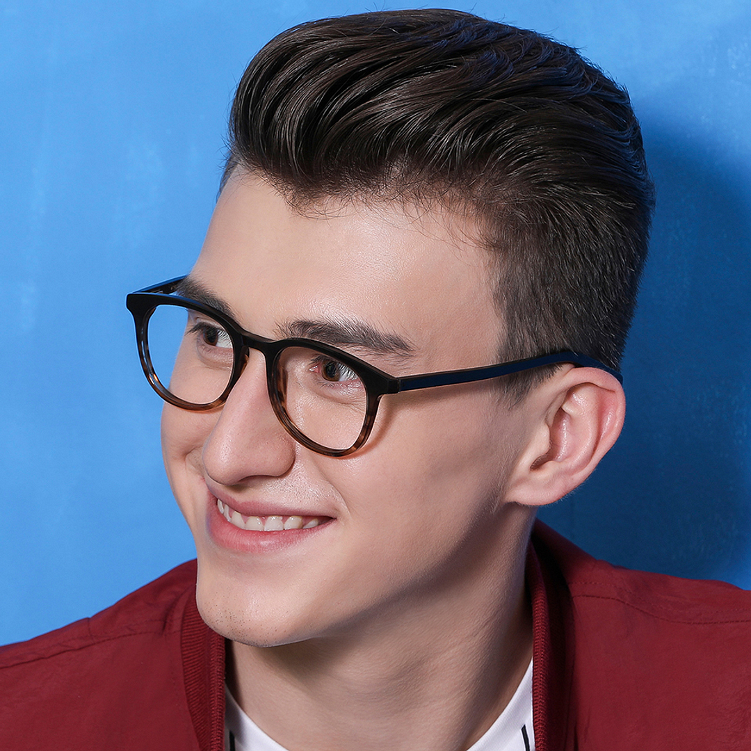 Vincent Chase Online Brown Transparent Full Rim Square left side