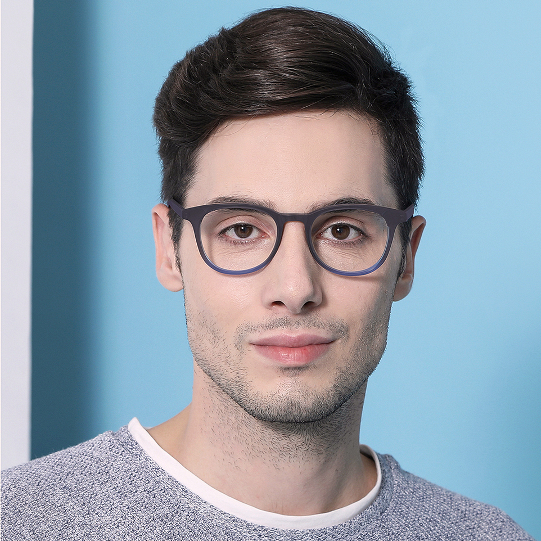 Vincent Chase Online Gray Transparent Full Rim Square left side