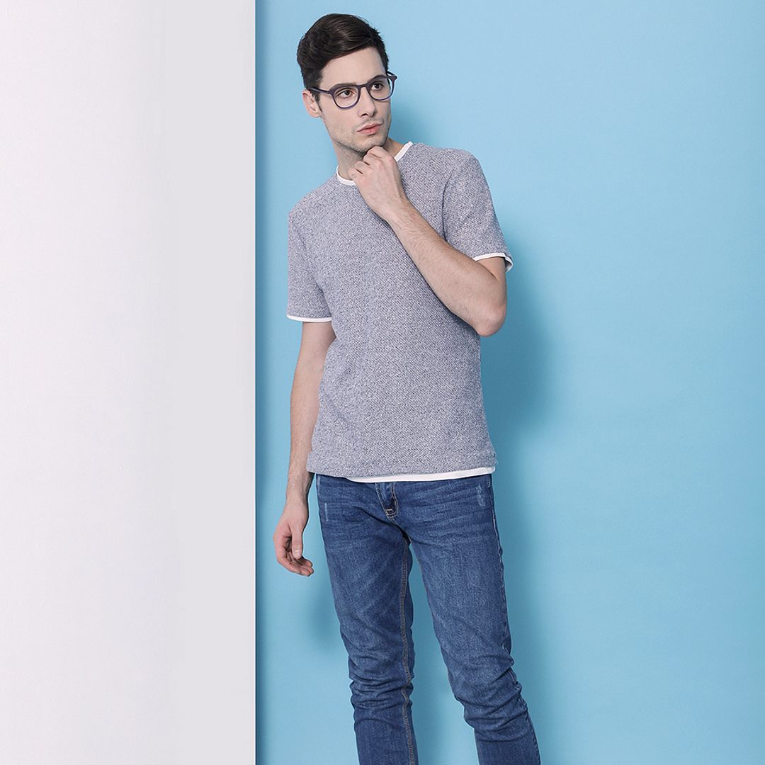 Vincent Chase Online Gray Transparent Full Rim Square right side