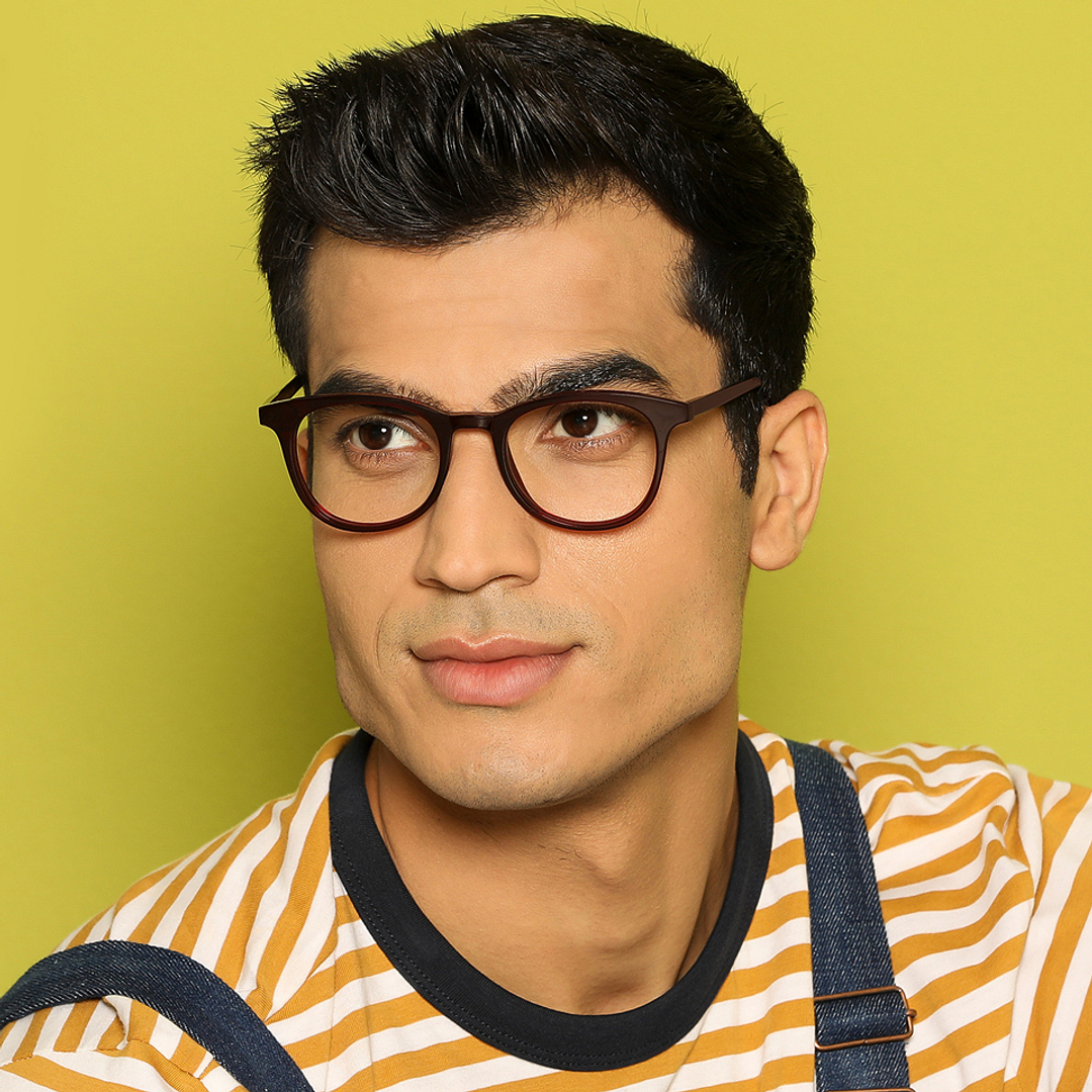 Vincent Chase Online Red Full Rim Square left side