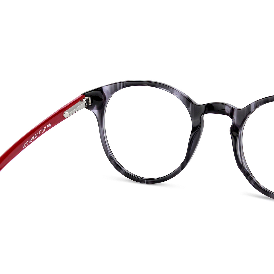 Vincent Chase Online Black Full Rim Round left side