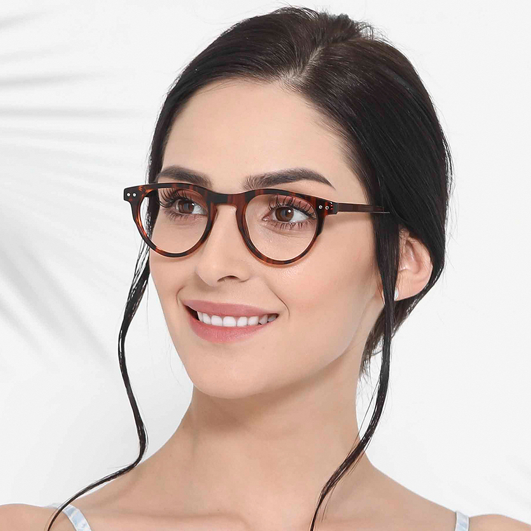 Vincent Chase Online Tortoise Full Rim Cat Eye left side