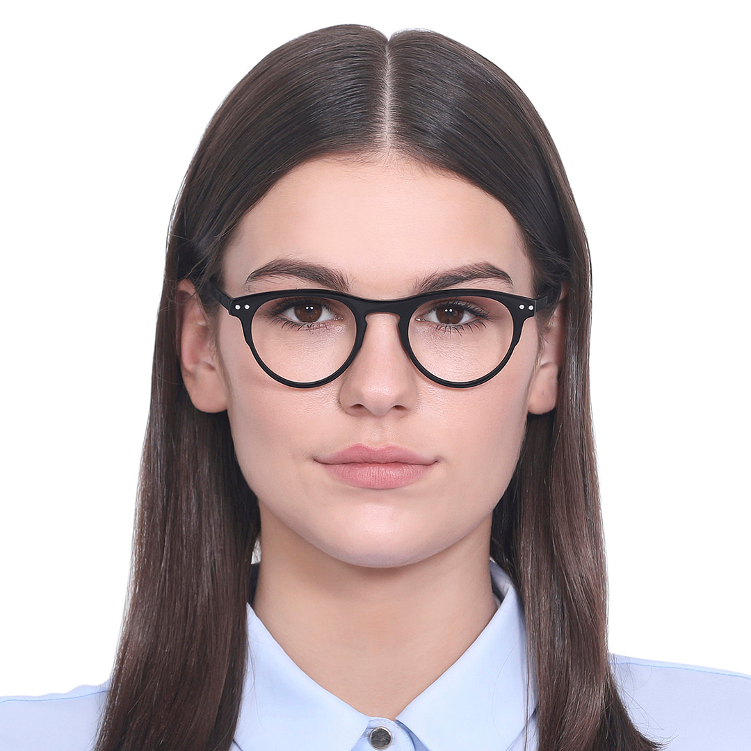 Vincent Chase Online Black Full Rim Cat Eye left side