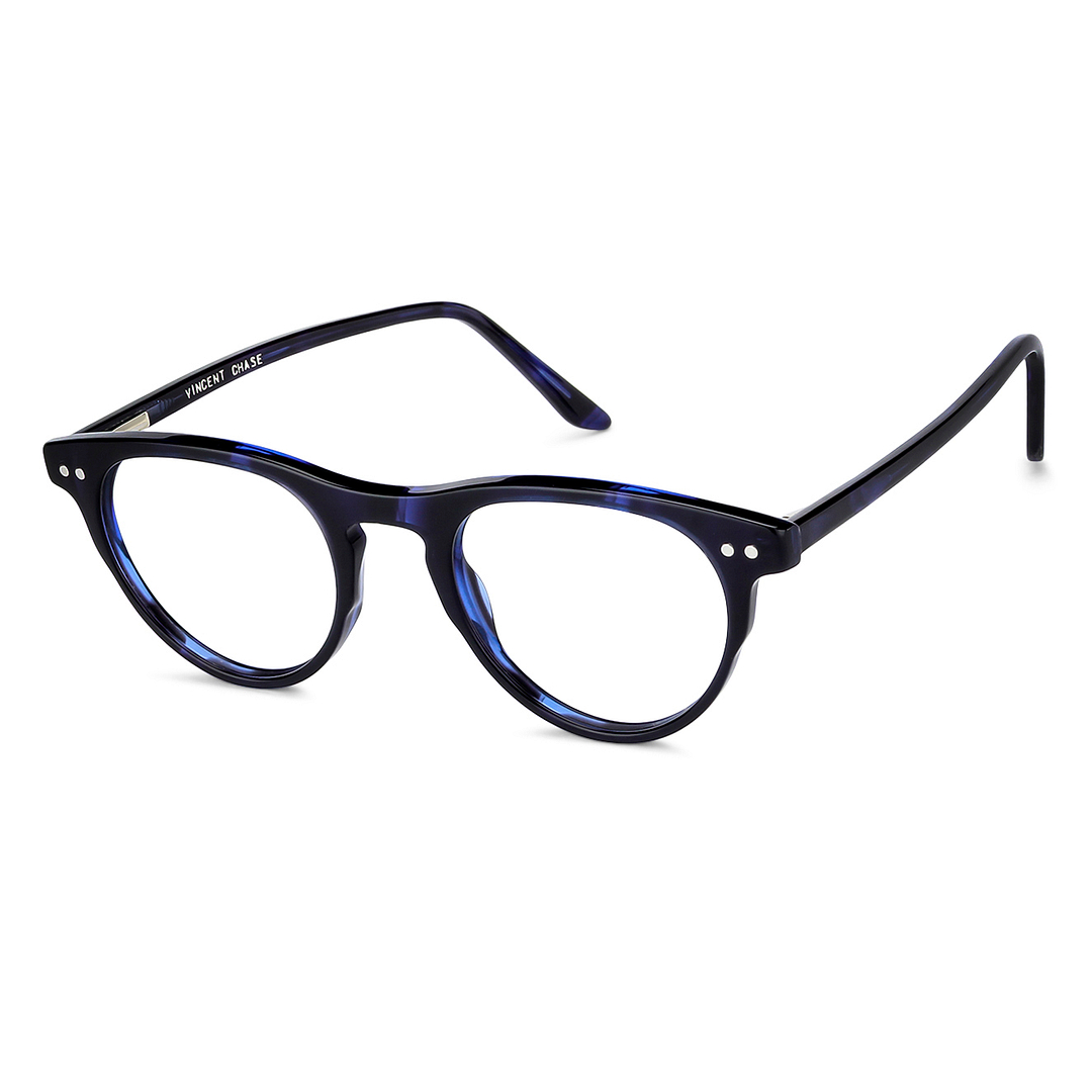 Vincent Chase Online Sky Blue Full Rim Cat Eye left side