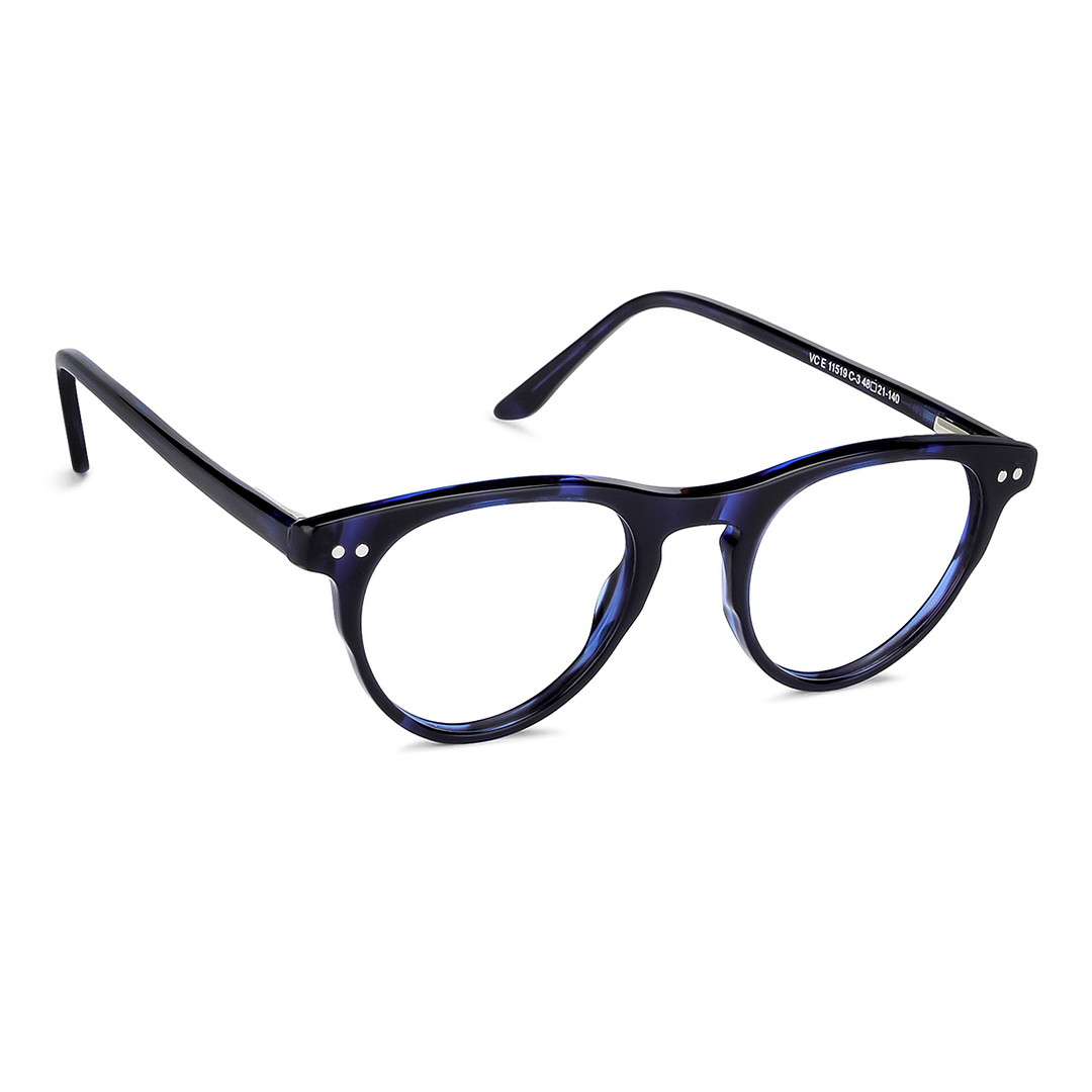 Vincent Chase Online Sky Blue Full Rim Cat Eye left side