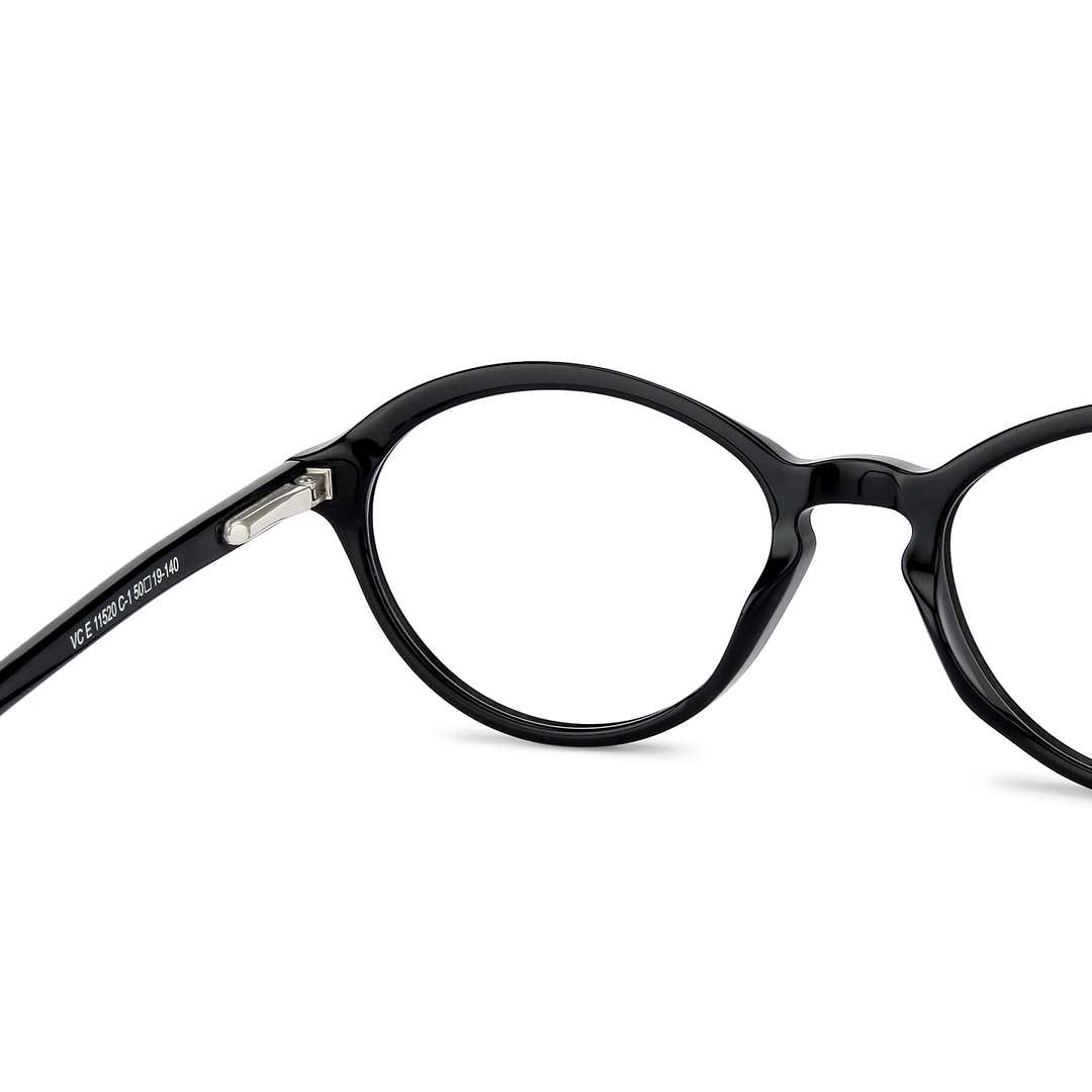 Vincent Chase Online Black Full Rim Round left side