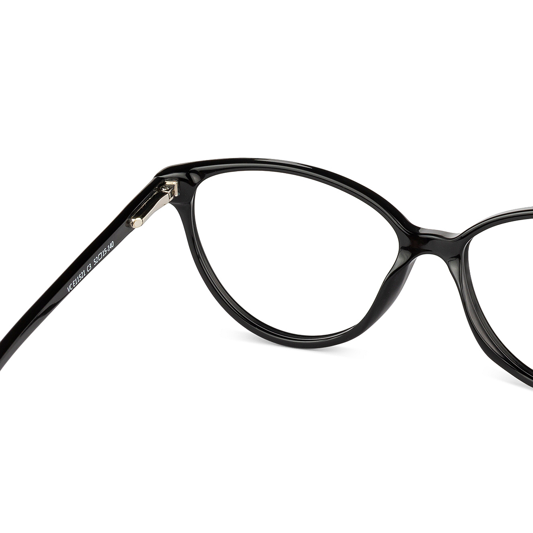 Vincent Chase Online Black Full Rim Cat Eye left side