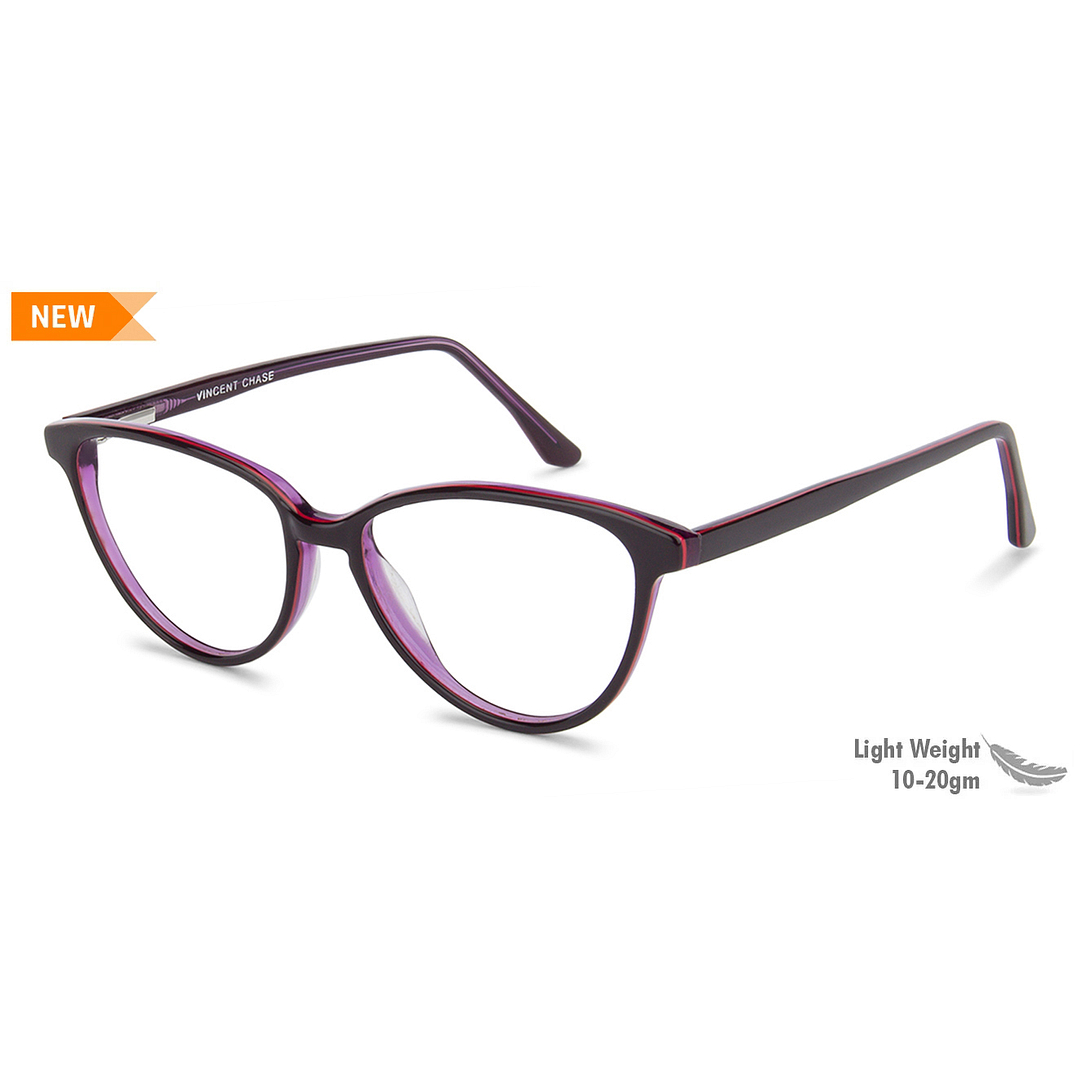 Vincent Chase Online Light Brown Full Rim Cat Eye right side