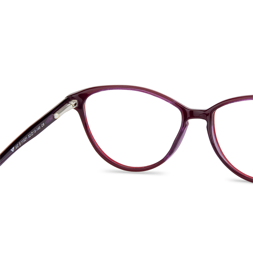 Vincent Chase Online Light Brown Full Rim Cat Eye left side