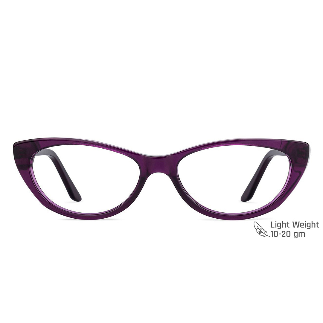 Vincent Chase Online Purple Full Rim Cat Eye left side