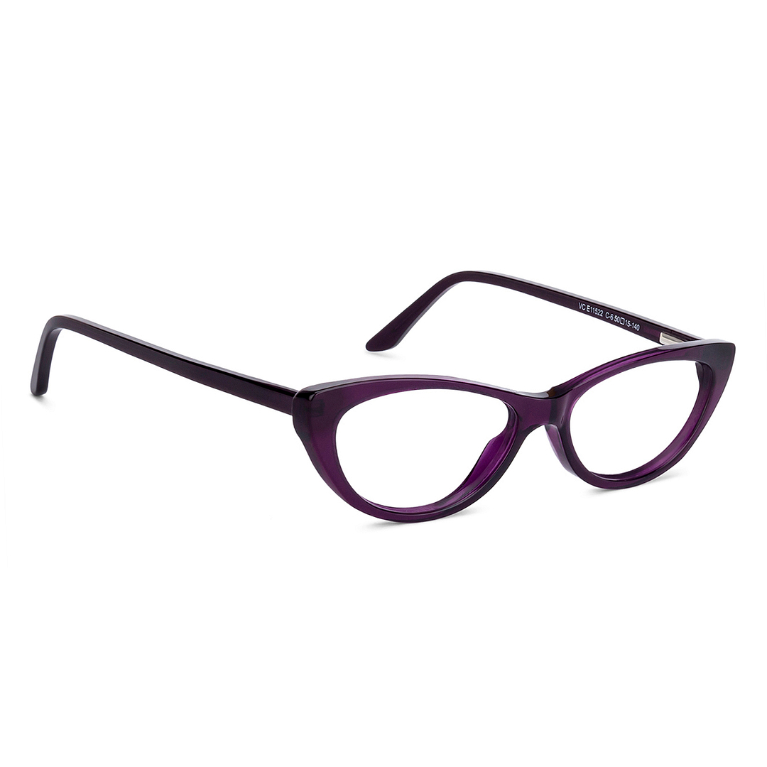 Vincent Chase Online Purple Full Rim Cat Eye left side