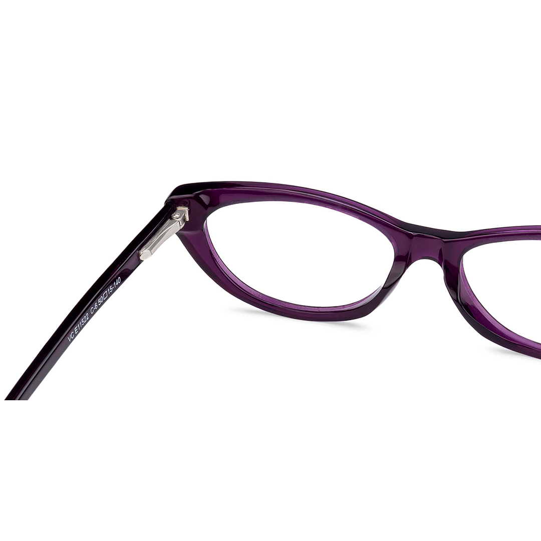 Vincent Chase Online Purple Full Rim Cat Eye left side