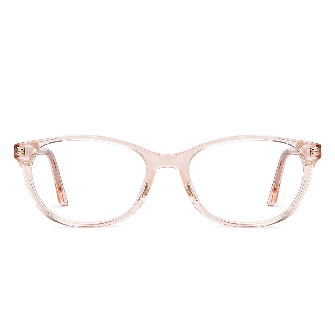 Vincent Chase Online Pink Transparent Full Rim Cat Eye left side