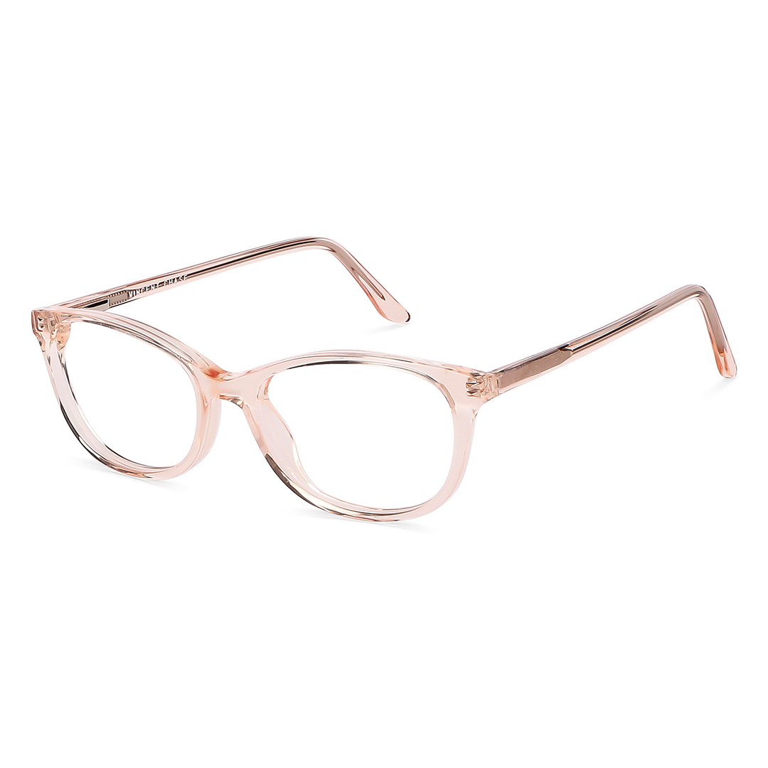Vincent Chase Online Pink Transparent Full Rim Cat Eye right side