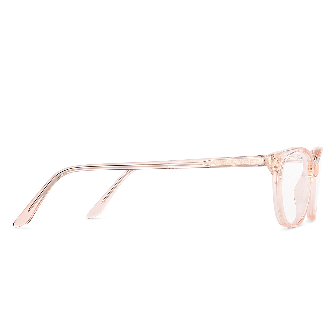 Vincent Chase Online Pink Transparent Full Rim Cat Eye left side