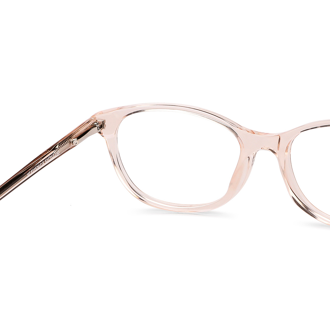 Vincent Chase Online Pink Transparent Full Rim Cat Eye right side