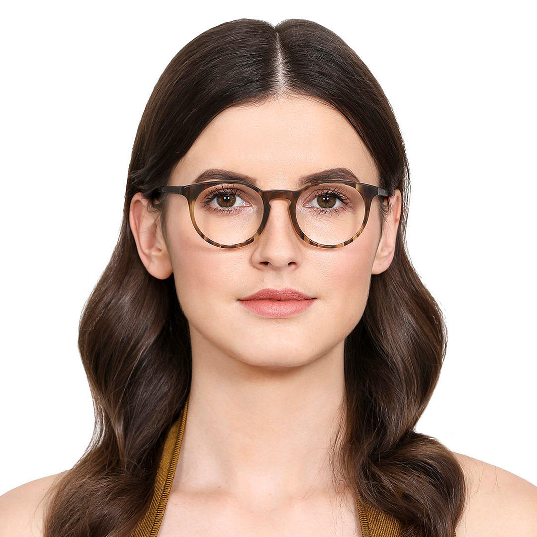Vincent Chase Online Light Brown Full Rim Round left side