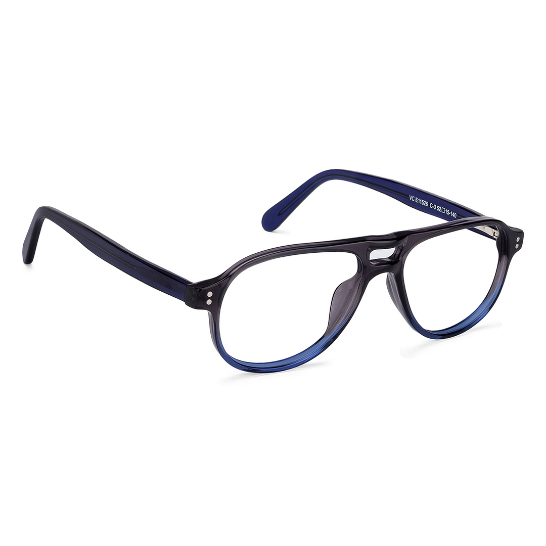 Vincent Chase Online Light Gray Full Rim Aviator left side