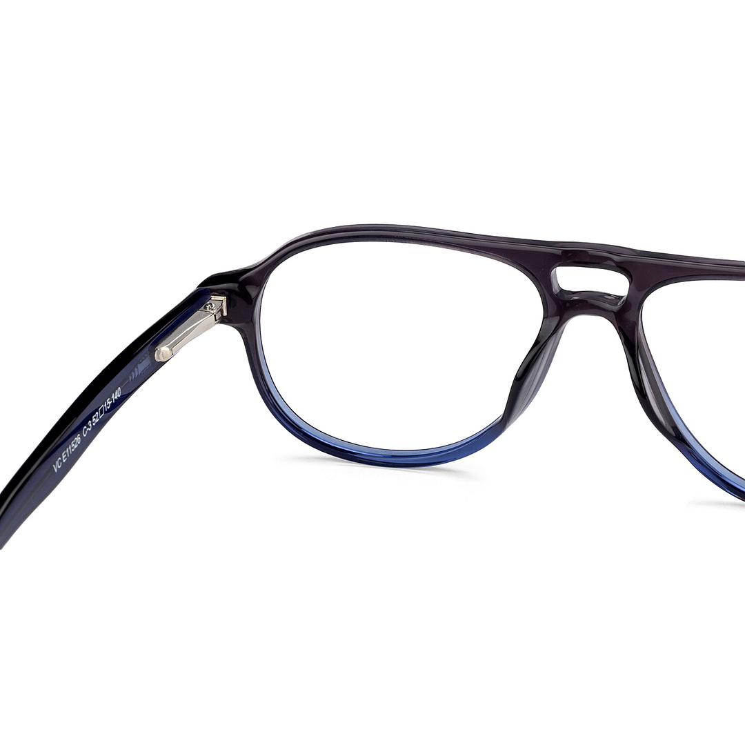 Vincent Chase Online Light Gray Full Rim Aviator left side