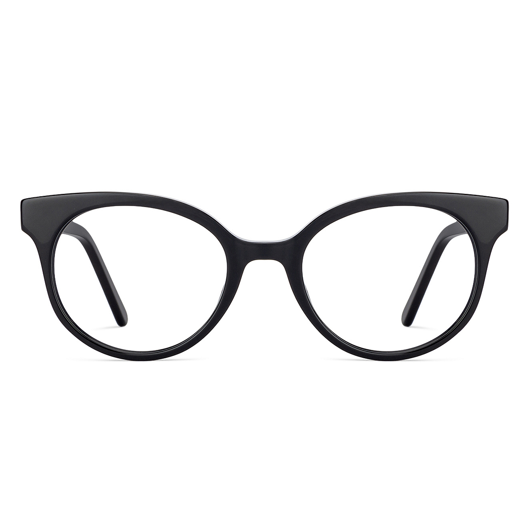 Vincent Chase Online Black Full Rim Cat Eye left side
