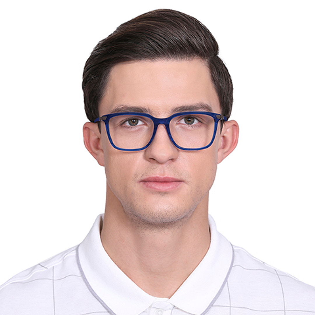 Vincent Chase Online Blue Transparent Full Rim Square right side