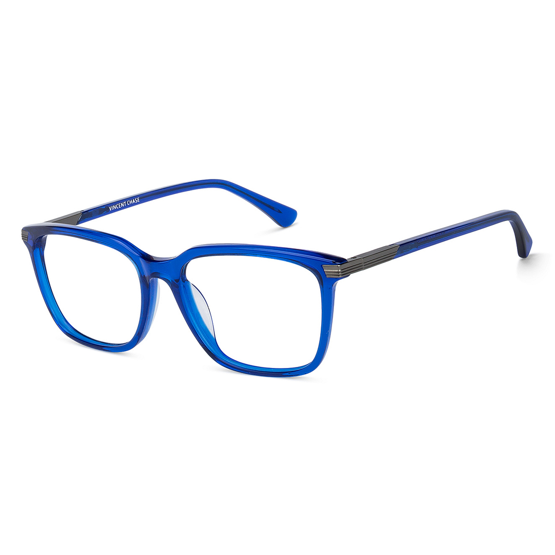 Vincent Chase Online Blue Transparent Full Rim Square right side
