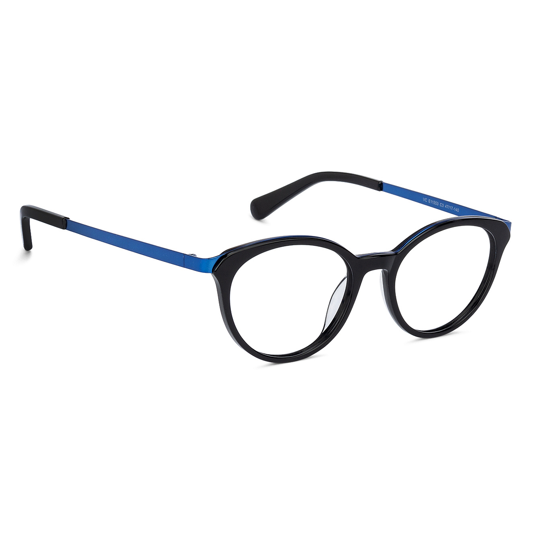 Vincent Chase Online Black Full Rim Cat Eye left side