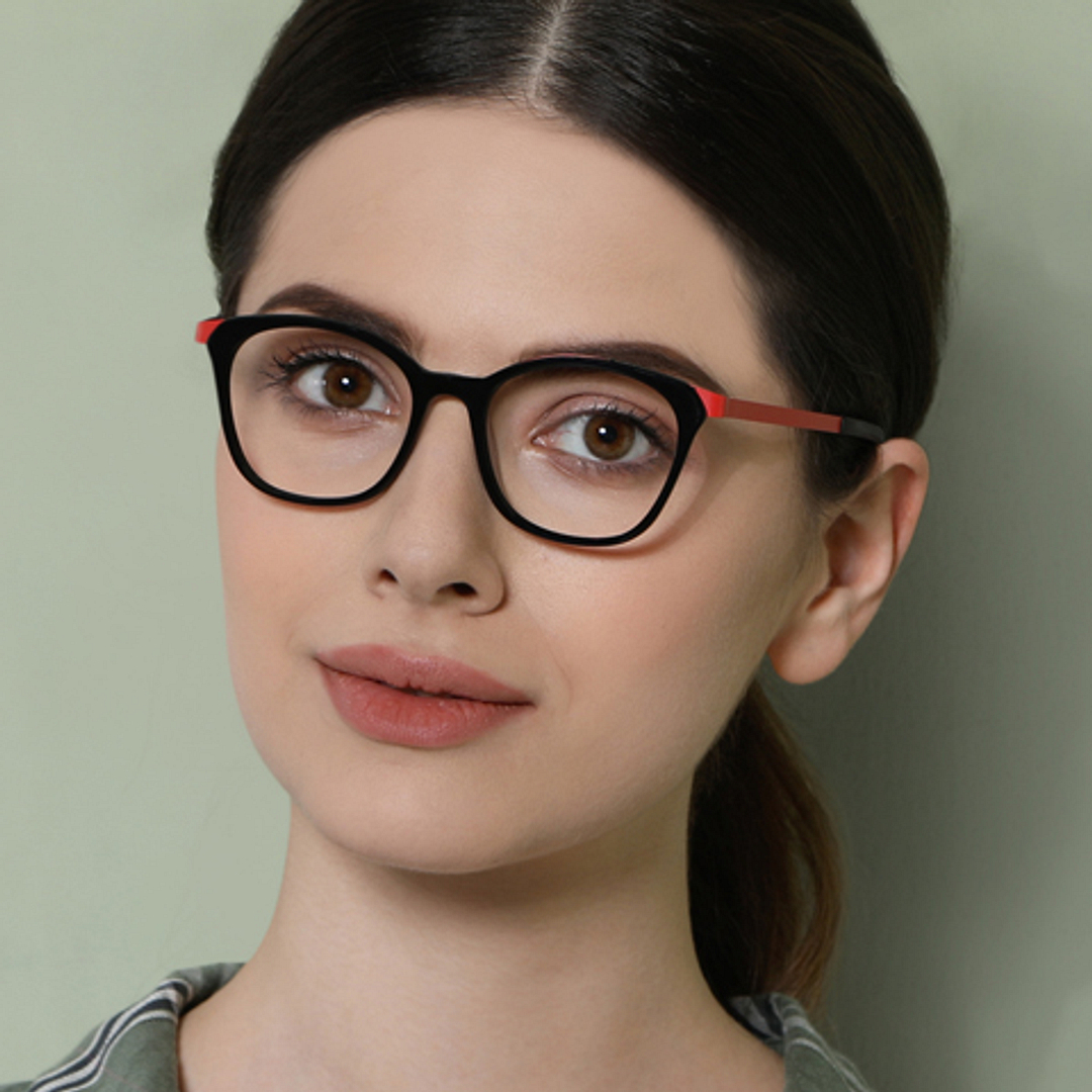 Vincent Chase Online Black Full Rim Square left side