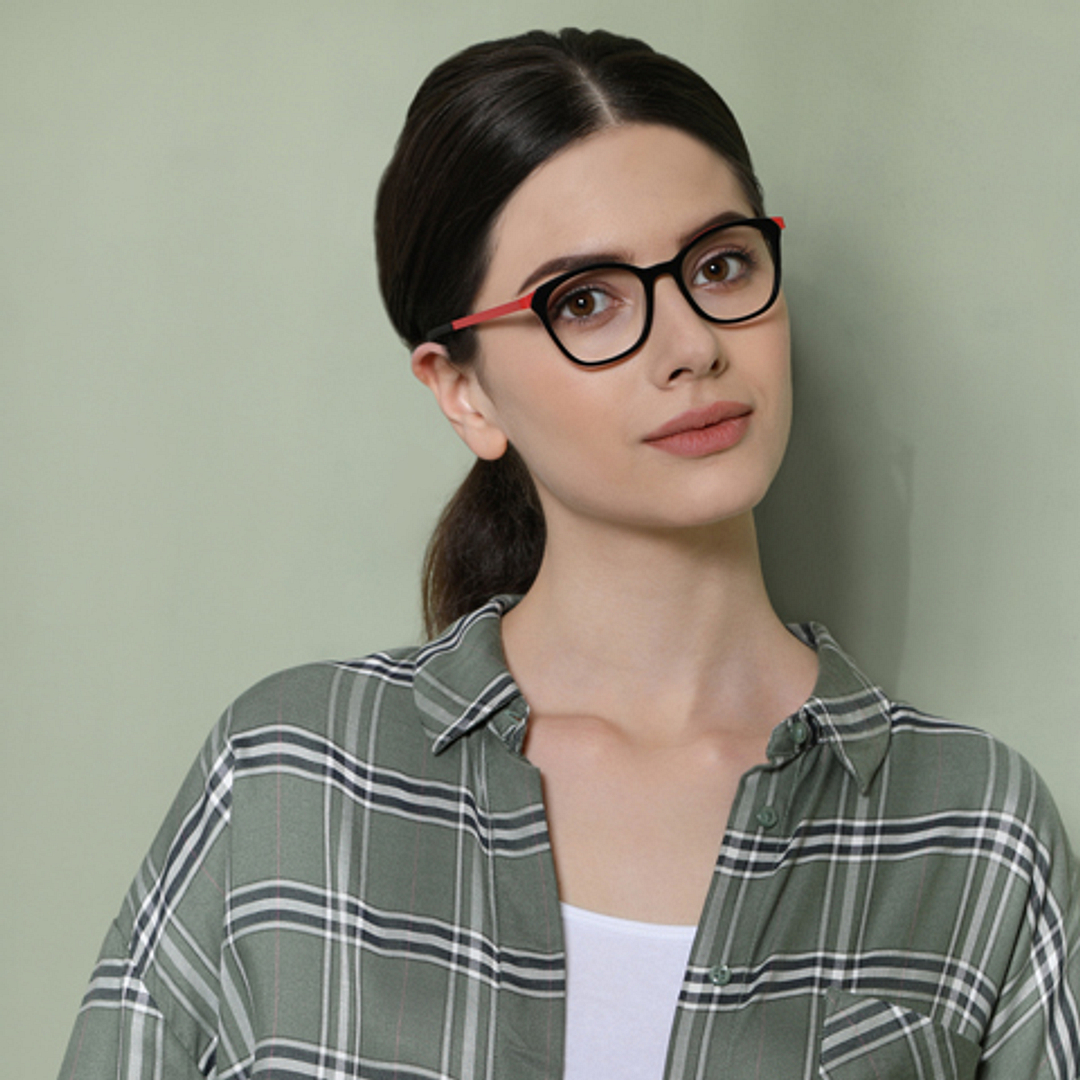 Vincent Chase Online Black Full Rim Square right side