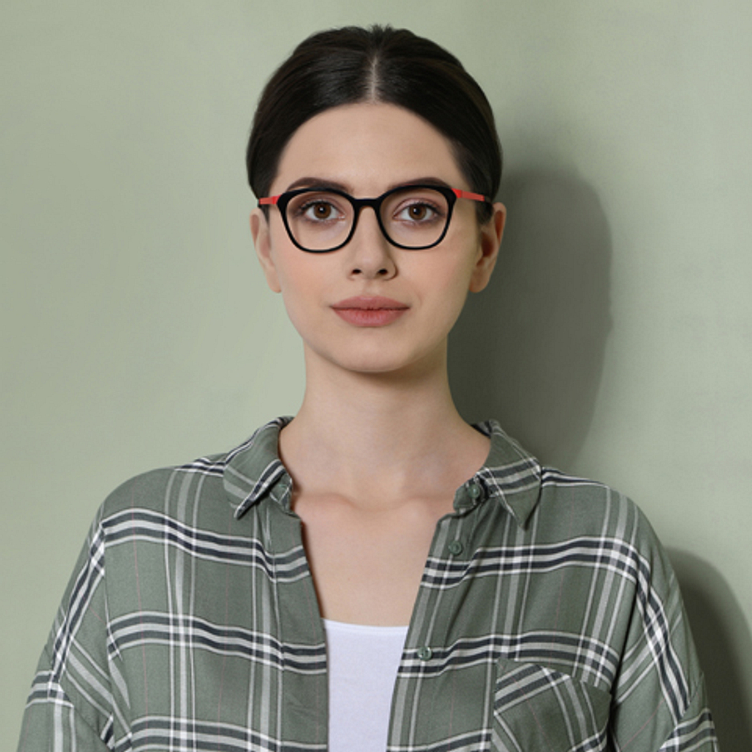 Vincent Chase Online Black Full Rim Square left side