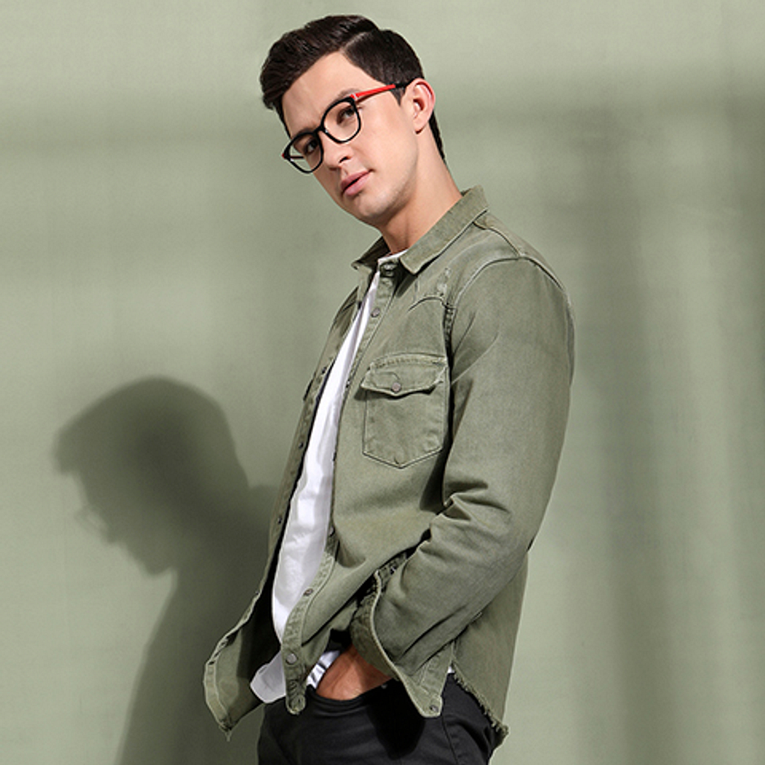 Vincent Chase Online Black Full Rim Square left side