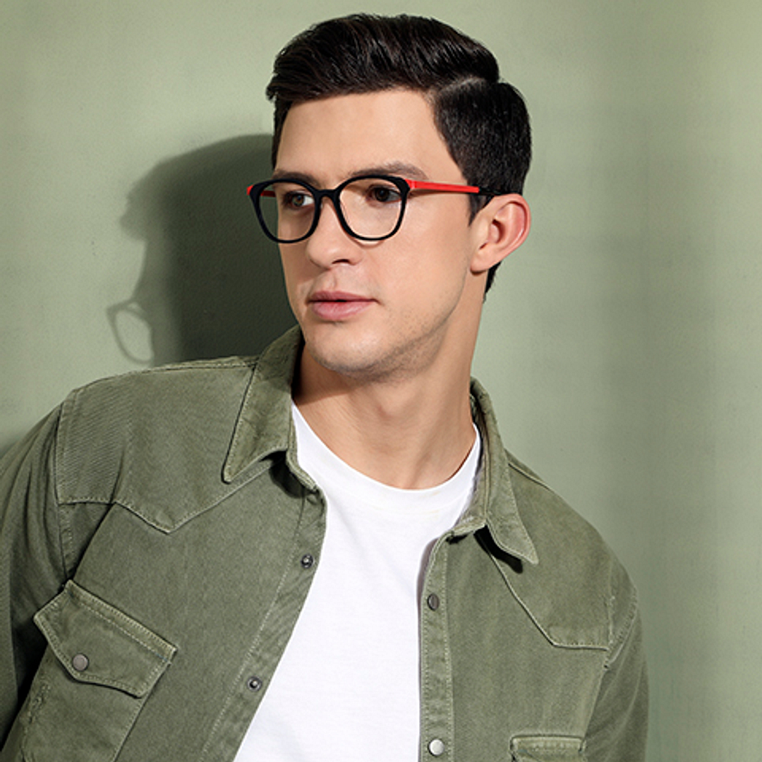 Vincent Chase Online Black Full Rim Square right side