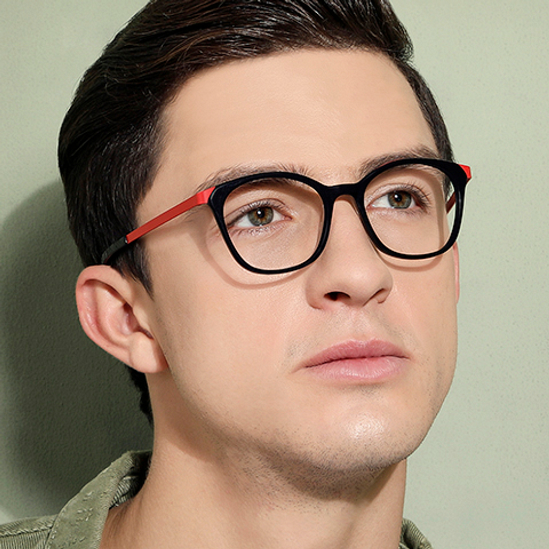 Vincent Chase Online Black Full Rim Square left side