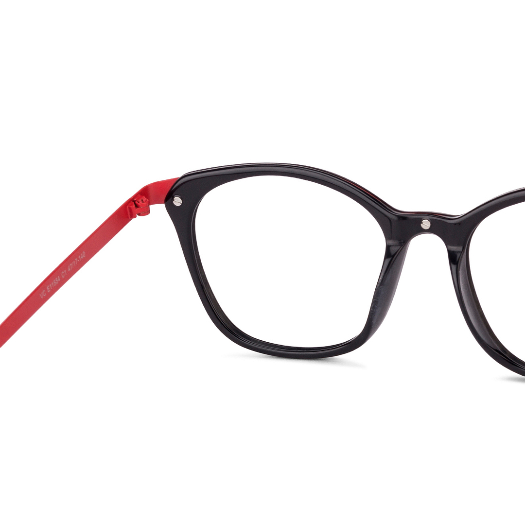 Vincent Chase Online Black Full Rim Square left side