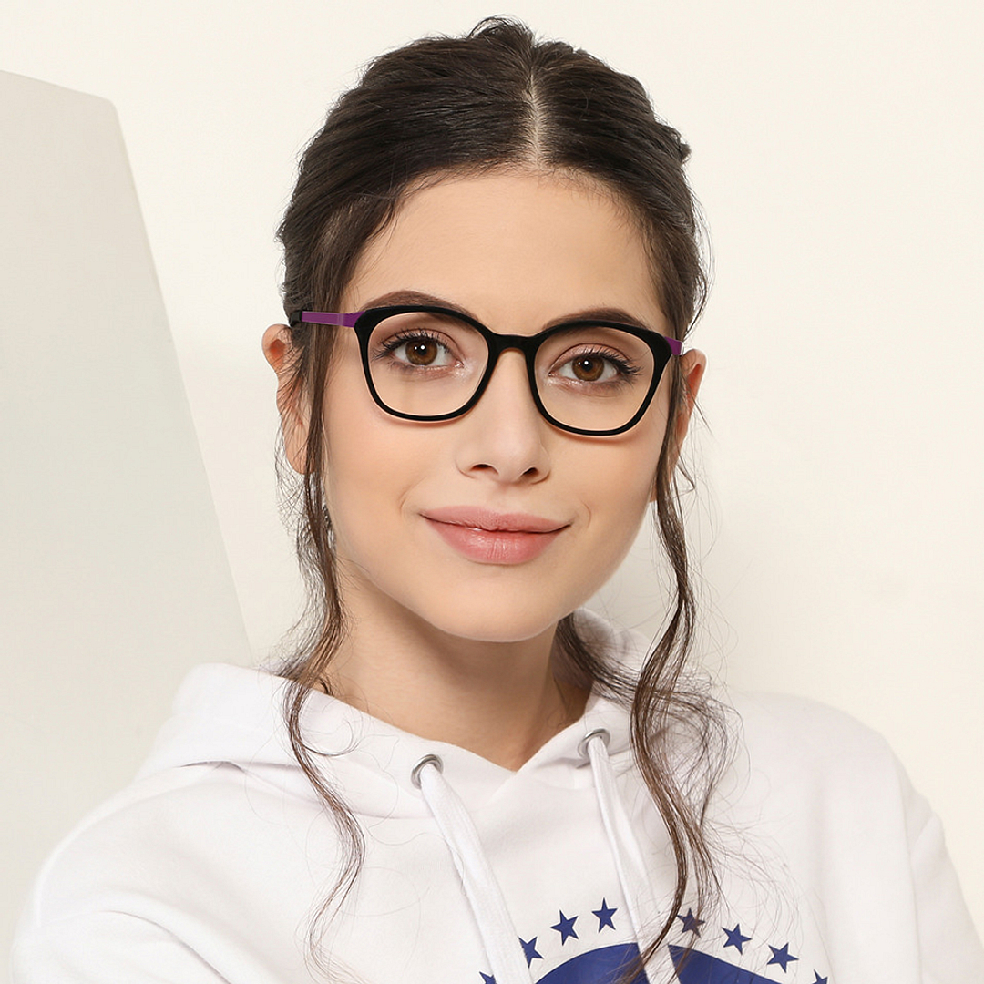 Vincent Chase Online Purple Full Rim Square left side