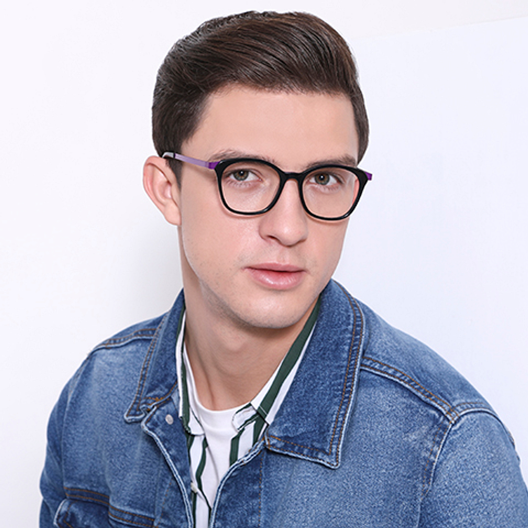 Vincent Chase Online Purple Full Rim Square right side