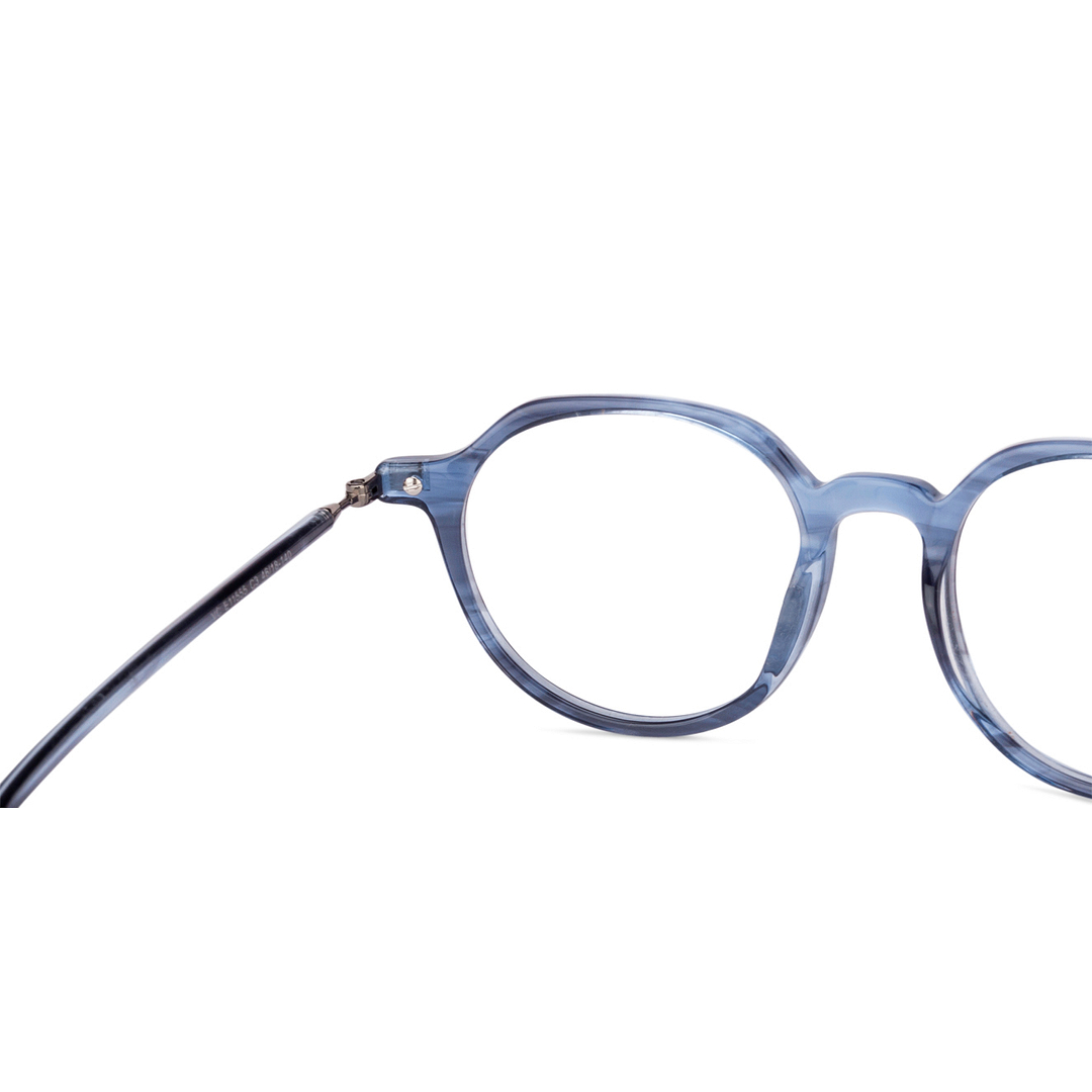 Vincent Chase Online Sky Blue Full Rim Geometric left side
