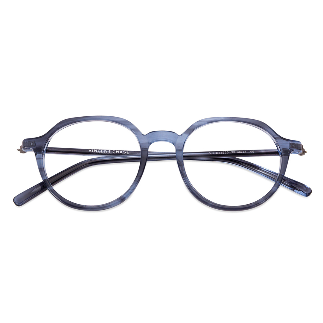 Vincent Chase Online Sky Blue Full Rim Geometric right side