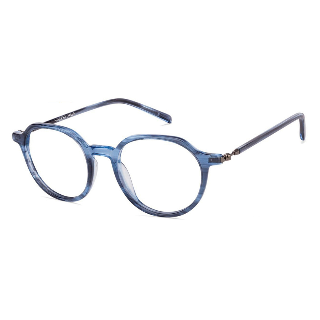 Vincent Chase Online Sky Blue Full Rim Geometric right side