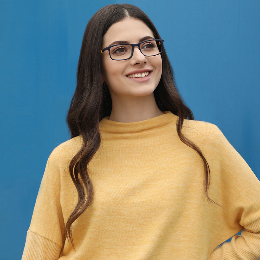 Vincent Chase Online Sky Blue Full Rim Rectangle right side