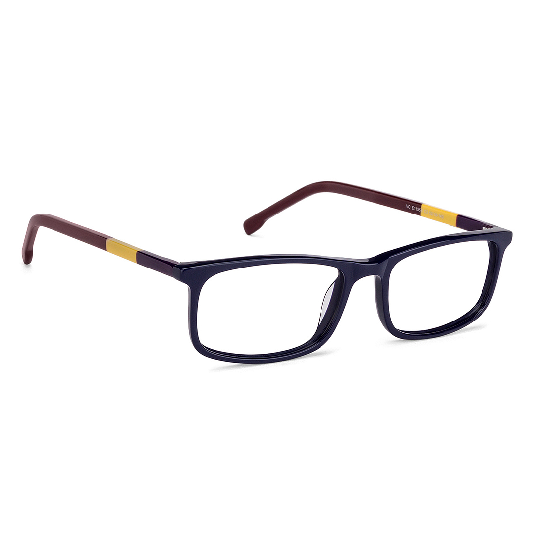 Vincent Chase Online Sky Blue Full Rim Rectangle left side