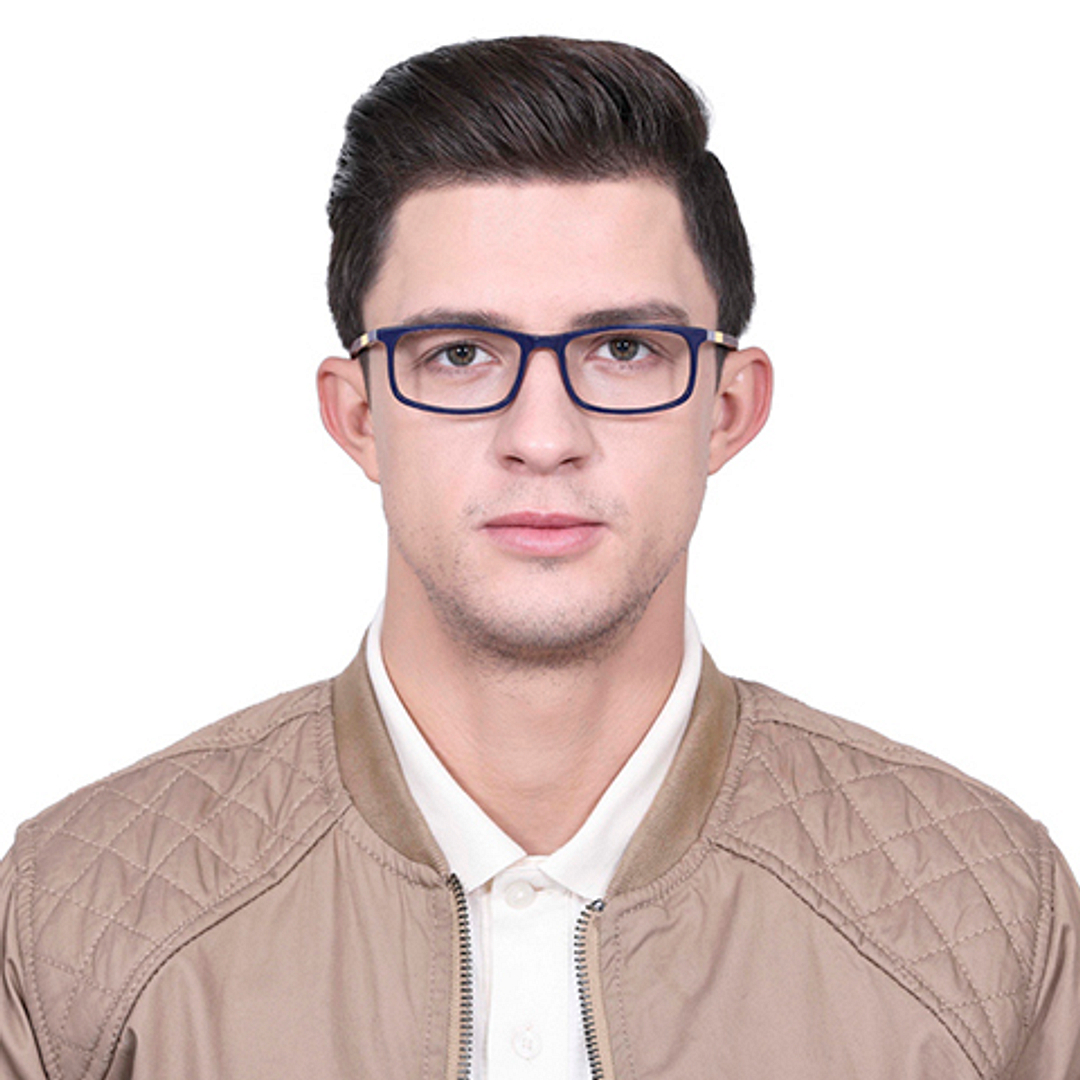 Vincent Chase Online Sky Blue Full Rim Rectangle right side