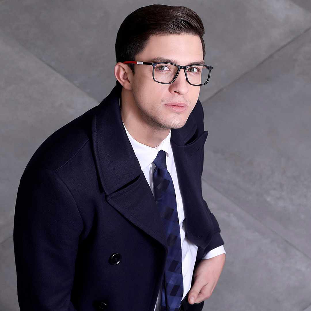 Vincent Chase Online Black Full Rim Square left side